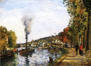 El Sena en Marly 1871 Camille Pissarro Paisajes arroyo Pinturas al óleo